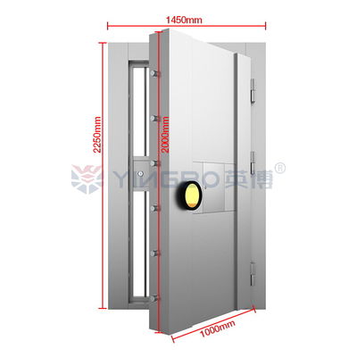 ประตูเซฟสําหรับธนาคาร สํานักงานบ้าน ประตูเซฟที่ระดับไฟ H2250* W1450mm