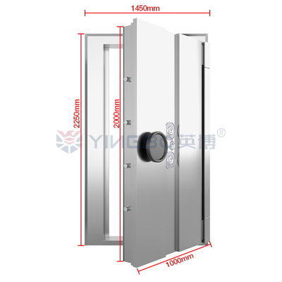H2250*W1450mm Anti Cutting Modern Bank Vault Door Three Lock Linkage YB/VC-2 การเชื่อมโยงกันแบบล็อค