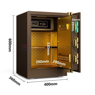 โซลิดสแตนเลส โฮมเซฟ กล่องล็อคลายนิ้วมือดิจิตอล H600mm