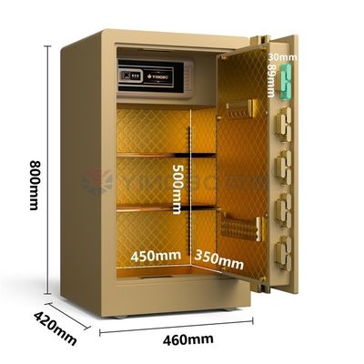 2.8Cu Ft Home Safe Box ล็อคลายนิ้วมือสมาร์ท YB/RS-80