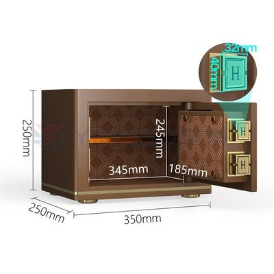 H250mm ล็อคออนไลน์ Box เซฟสํานักงาน สําหรับความปลอดภัย