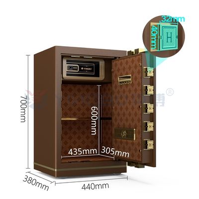 กล่องเซฟล็อคอิเล็กทรอนิกส์ สําหรับความปลอดภัยสํานักงาน 39kg YB/N7-70