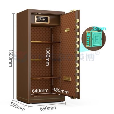 ล็อคอิเล็กทรอนิกส์ Luxury Smart Office Safe Box H1500mm YB/N7-150