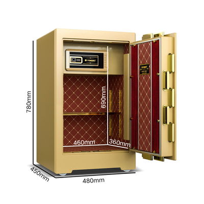 OEM 4 Cu Ft ล็อคลายนิ้วมือ กล่องเซฟพาณิชย์ H780mm YB / ZY-70