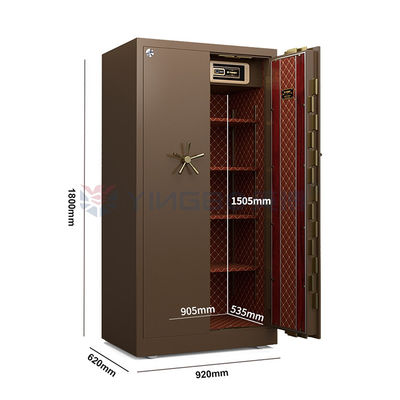 เตือนสองครั้ง โซลิดสแตนเลสเคลื่อนไหว ปากกล่องเก็บเงิน H1800mm สําหรับความปลอดภัย