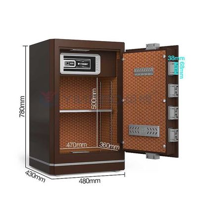 ออกแบบภายนอก OEM H780mm เซฟสําหรับเงิน