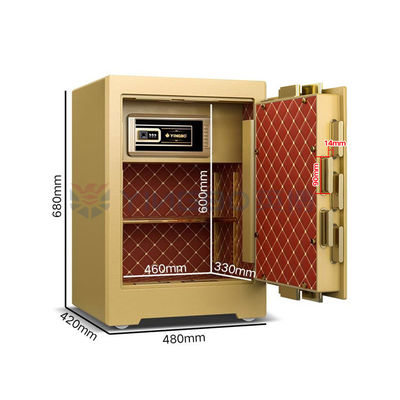 YB/ZY-60 Dual ปลุกอัจฉริยะสมาร์ทตู้เซฟสมาร์ทสำหรับการรักษาความปลอดภัยด้วย 3D สเตอริโอหนังม้วนนุ่ม
