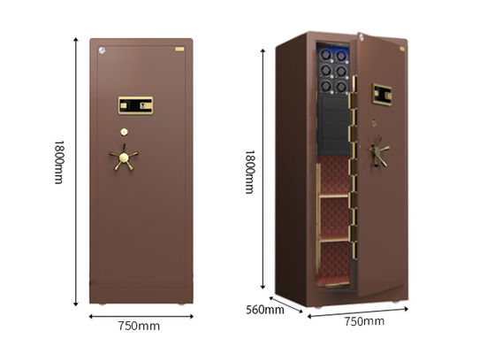เครื่องประดับเหล็กแท้ นาฬิกา Winder เครื่องประดับเซฟใหญ่สําหรับบ้าน