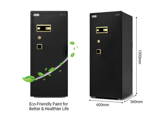 ล็อคลายนิ้วมือชีวภาพ เครื่องประดับ นาฬิกา Winder เซฟต้านการขโมยสําหรับบ้าน เครื่องประดับเงิน