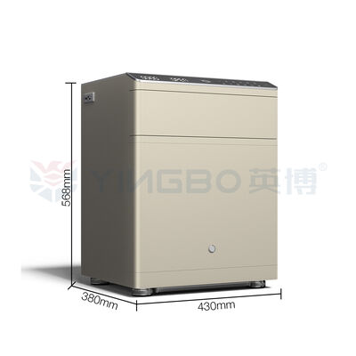 Motion-Activated Drawer Smart Safe Box Biometric Lock Dual Alarm