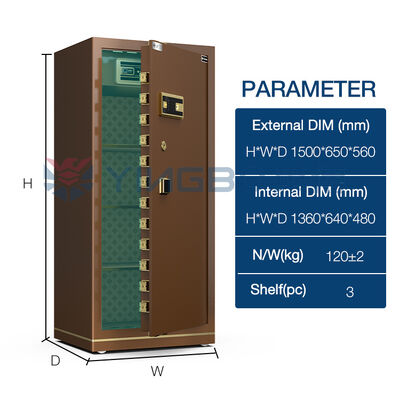 Durable Finish Security Home Safe Box OEM And ODM Brand Customization Dual Power Home Safe