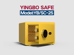 YB/SC-25 เซฟต์บ้านล็อกอิเล็กทรอนิกส์สีเหลือง