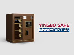 YB-N7-45-กล่องเซฟสํานักงาน -ล็อกอิเล็กทรอนิกส์กาแฟ