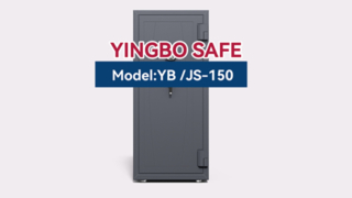 ตู้ใส่เครื่องประดับแบบปิดทึบสีเทา