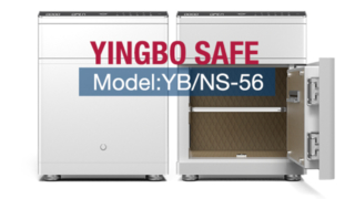 ตู้เซฟตู้ข้างเตียงอัจฉริยะมีลิ้นชัก สีขาว YB/NS-56